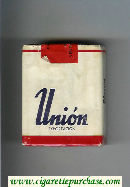 Union Exportacion cigarettes white and red soft box