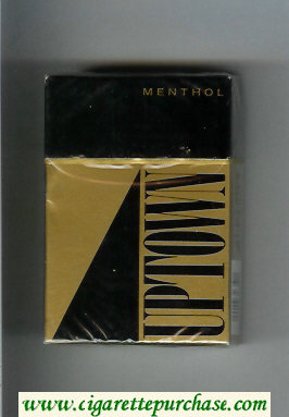 Uptown Menthol cigarettes hard box
