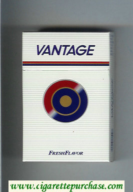 Vantage Fresh Flavor Cigarettes hard box