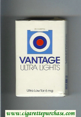 Vantage Ultra Lights Cigarettes soft box