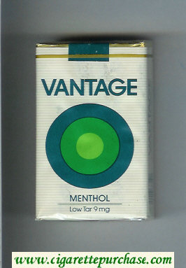 Vantage Menthol soft box Cigarettes