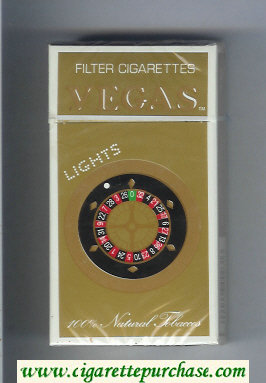 Vegas Lights 100s Cigarettes hard box
