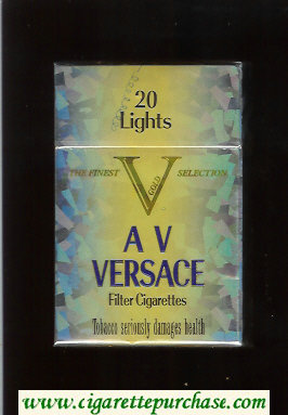 Versace AV Lights Cigarettes hard box