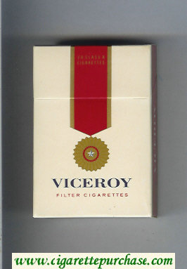 Viceroy Filter Cigarettes hard box