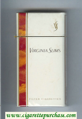 Virginia Slims Filter 100s cigarettes hard box