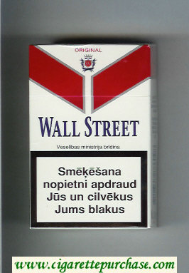 Wall Street Original cigarettes hard box