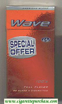 Wave Special Offer 100s Full Flavor cigarettes hard box
