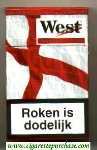 West Red World cigarettes Edition 2006 England hard box