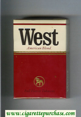 West American Blend Full Flavor cigarettes hard box