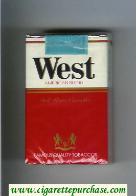 West American Blend Full Flavor cigarettes soft box