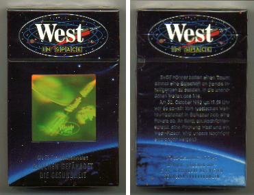 West In Space 1 cigarettes hard box