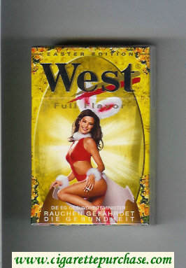 West 'R' cigarettes Full Flavor Easter Edition hard box