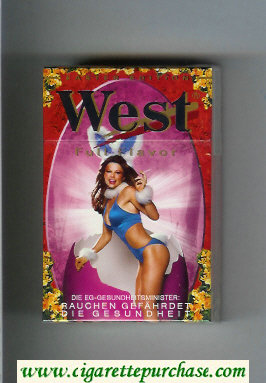 West 'R' hard box Full Flavor Easter Edition cigarettes