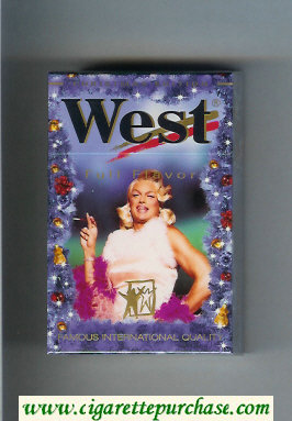 West 'R' hard box Full Flavor Christman Edition cigarettes