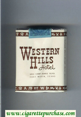 Western Hills Hotel cigarettes soft box