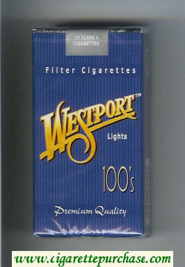 Westport Lights 100s Premium Quality cigarettes soft box