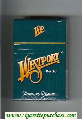 Westport Menthol Premium Quality cigarettes hard box