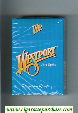Westport Ultra Lights Premium Quality cigarettes hard box