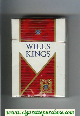 Wills Kings cigarettes hard box