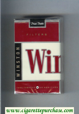 Winston Filters cigarettes soft box