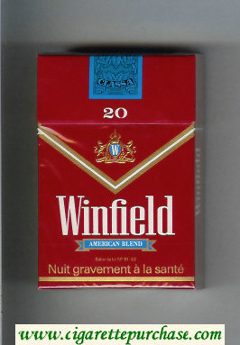 Winfield American Blend Cigarettes red hard box