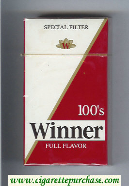 Winner Full Flavor 100s Cigarettes hard box