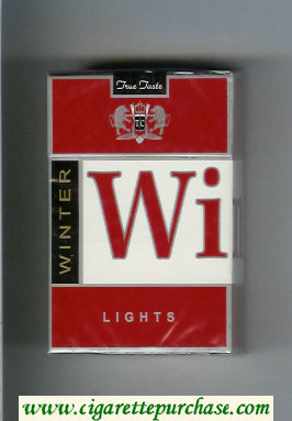 Winter Lights Cigarettes hard box