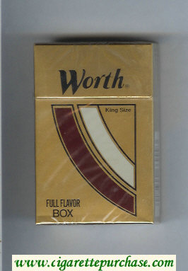 Worth Full Flavor Cigarettes hard box
