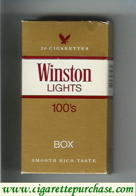 Winston One 1 cigarettes hard box