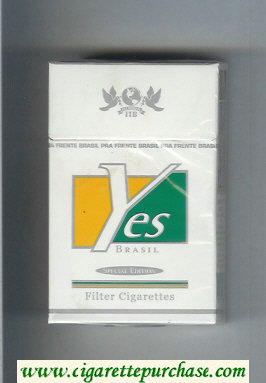 Yes Brasil Special Edition hard box cigarettes