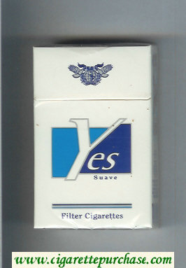 Yes Suave cigarettes hard box