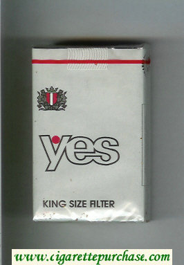 Yes cigarettes silver soft box
