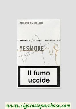 Yesmoke White cigarettes hard box