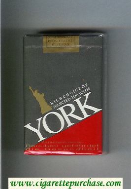 York soft box cigarettes