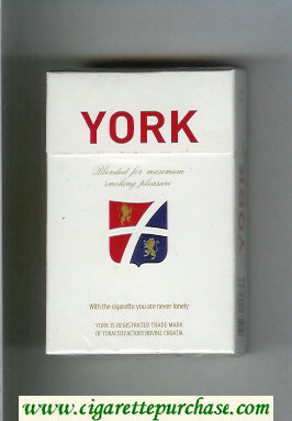 York cigarettes hard box