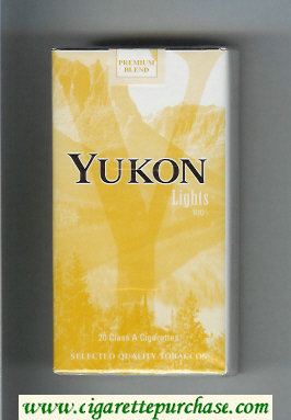 Yukon Lights 100s cigarettes soft box